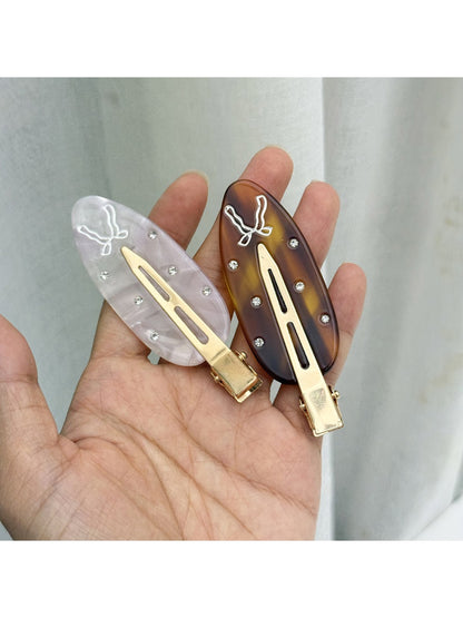 Beau - Leaf-Shaped Bangs Hair Clip