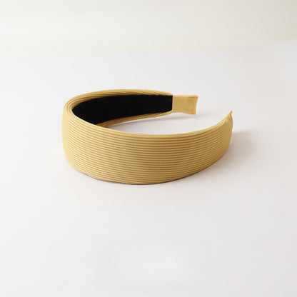 Gifty - Minimalist Striped Solid Wide Headband