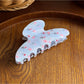 Beau - Sweet Floral Print Acrylic Claw Clip