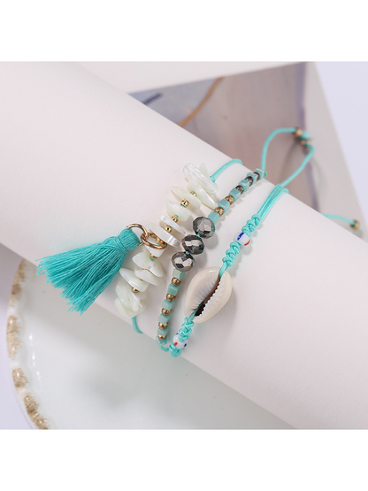 Lovra - Bohemian Tassel Multilayer Beaded Bracelet