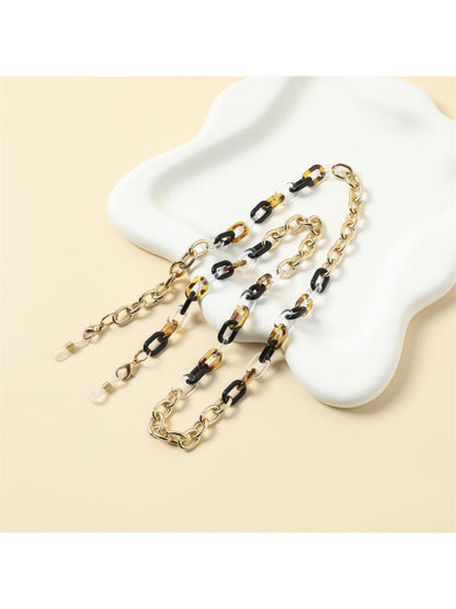 Velra - Leopard Print Color Blocked Eyeglass Strap