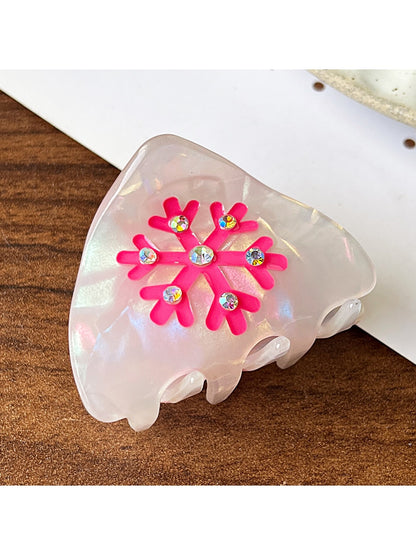 Beau - Modern Simple Flower Accent Claw Clip