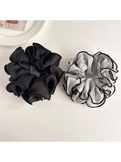 Gifty - Polyester Double Layer Luster Finish Scrunchie
