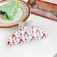 Beau - Classic Christmas Theme Print Claw Clip