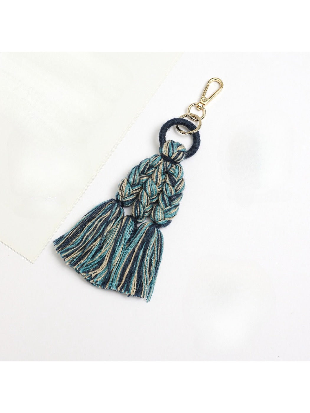 Keypus - Color Block Tassel Bag Charm