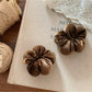 Gifty - Velvet Textured Scrunchies Hair Ties