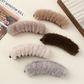 Beau - Soft Solid Color Curved Banana Claw Clip