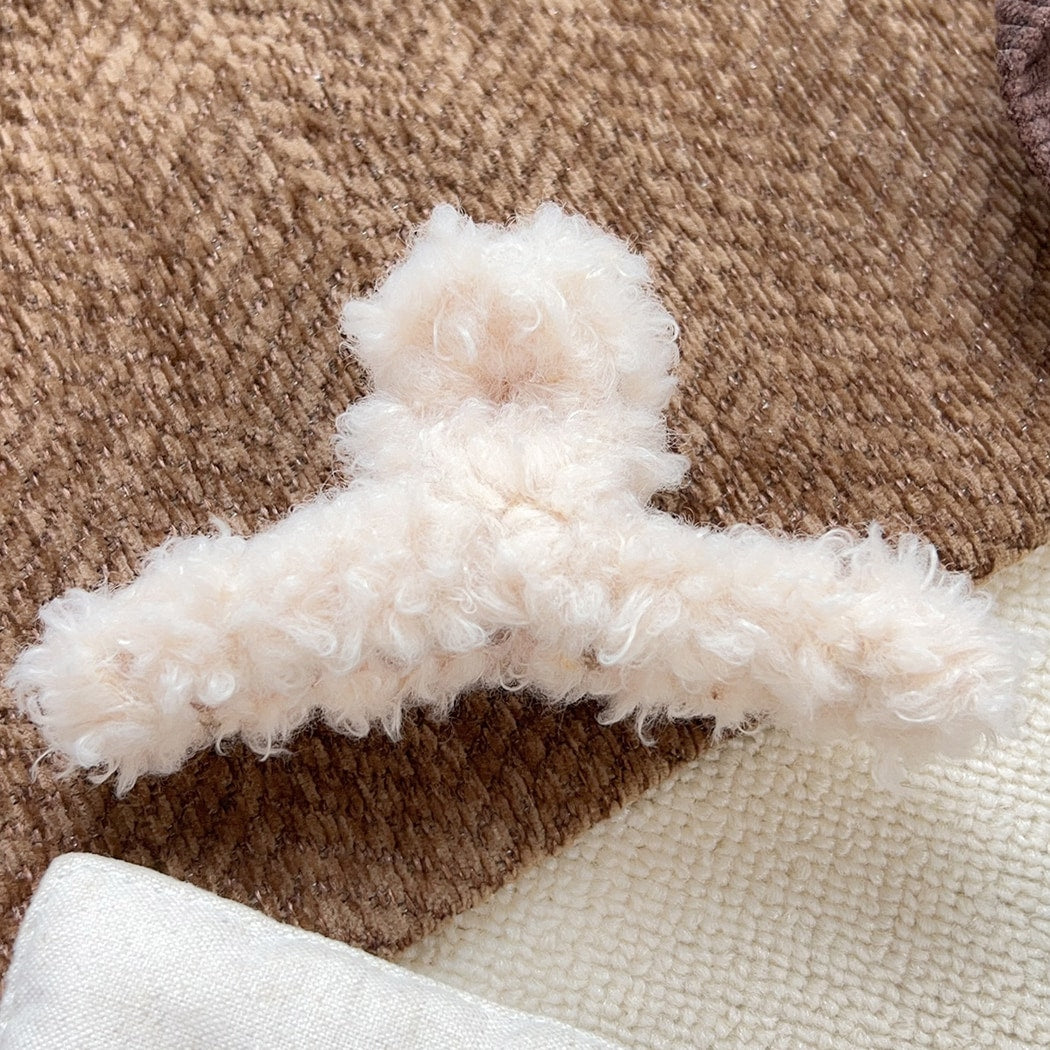 Beau - Soft Plush Pastel Elegant Claw Clip