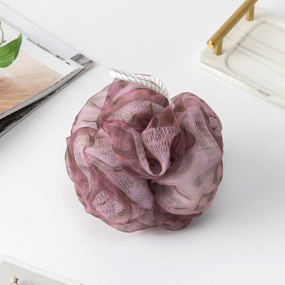 PAPO – Leopard Mesh Shower Pouf