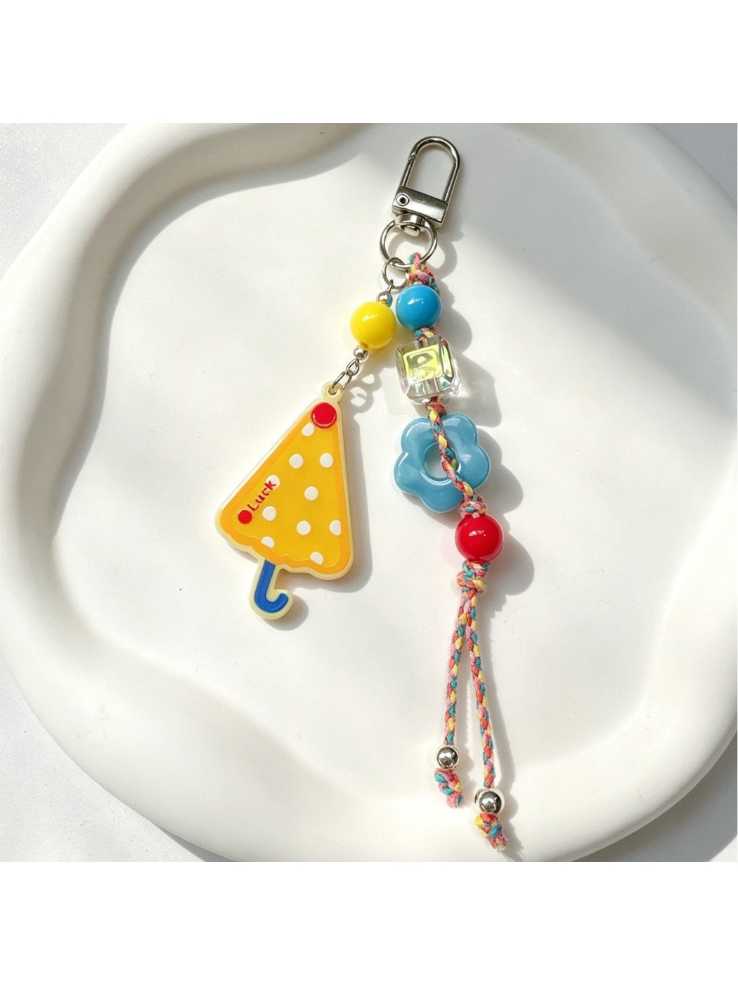 Keypus - Umbrella Pendant Acrylic Cartoon Bag Charm Keychain