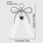 Keypus - Y2K Lace Bow Heart Cross Keychain