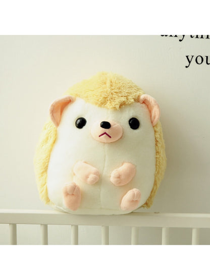 Adorable Round Hedgehog Plush Toy Cute Soft Stuffed Animal Doll Gift for Kids Stress Relief