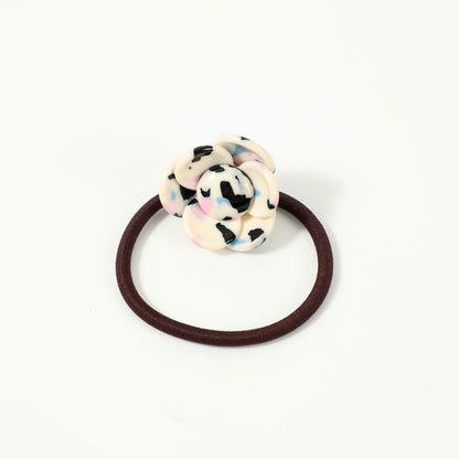Gifty - Acetate Flower Hair Tie for High Ponytail Bun