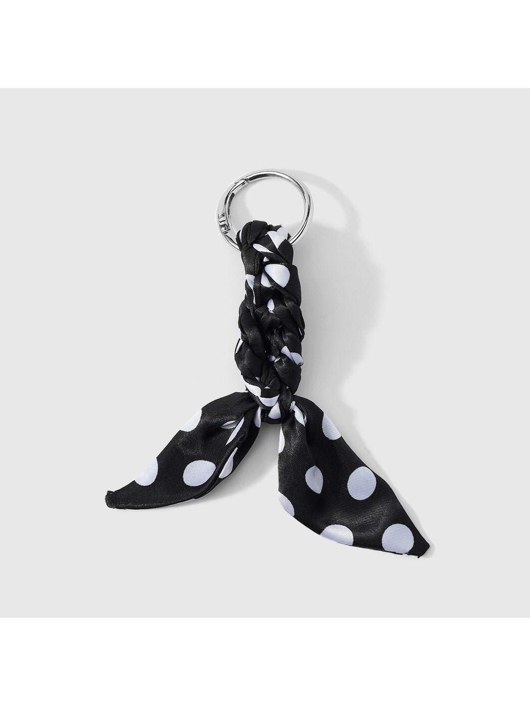 Keypus - Y2K Twisted Scarf Detail Alloy Keychain Bag Charm