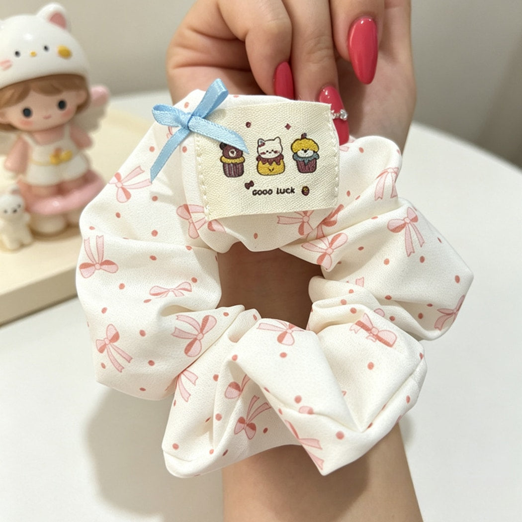 Gifty - Cute Printed Everyday Ponytail Scrunchie
