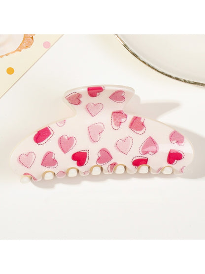 Beau - Valentine'S Adorable Pink Claw Clip