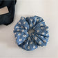Gifty - Retro Blue Fashion Scrunchie