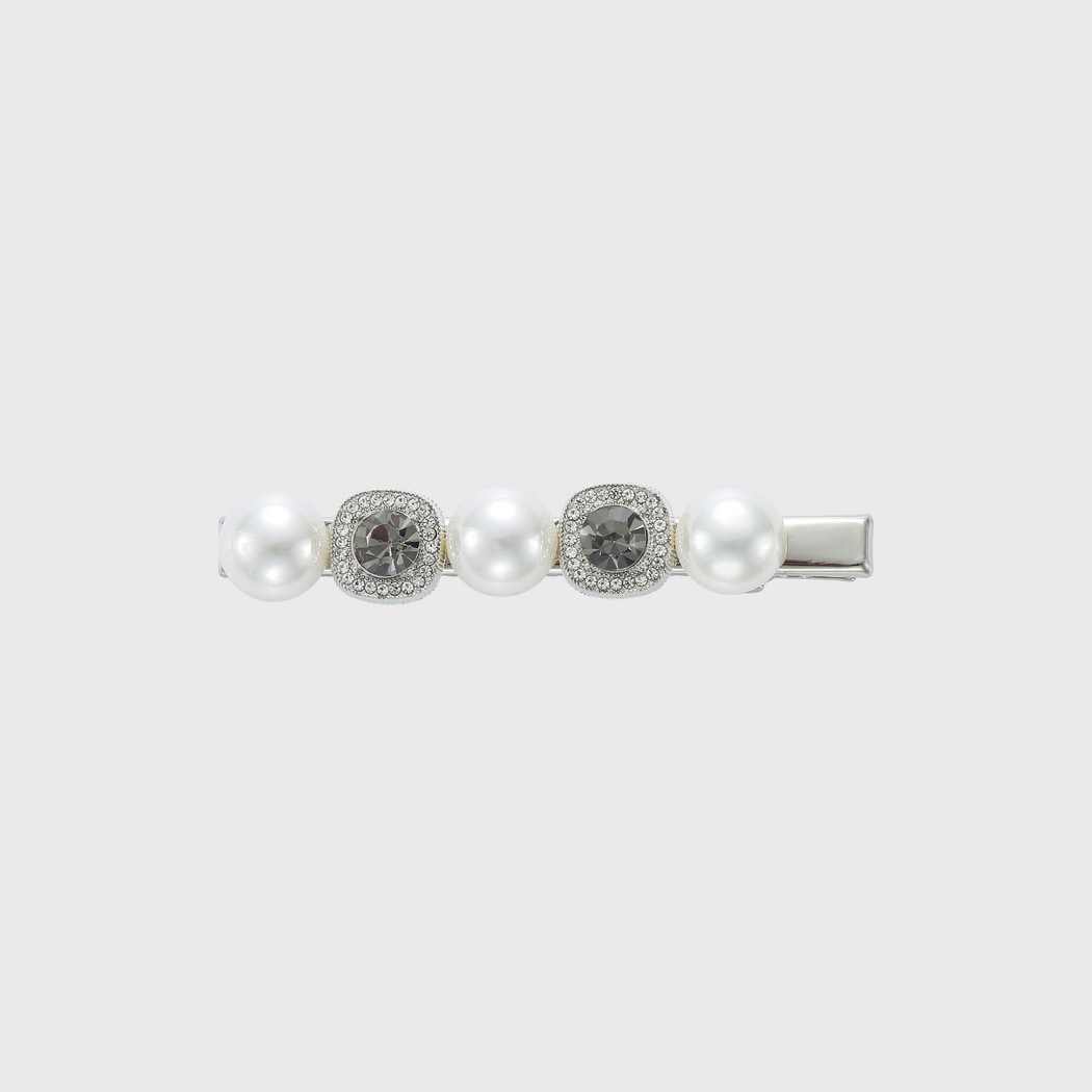 Beau - Sparkly Bead Accent Modern Hair Clip
