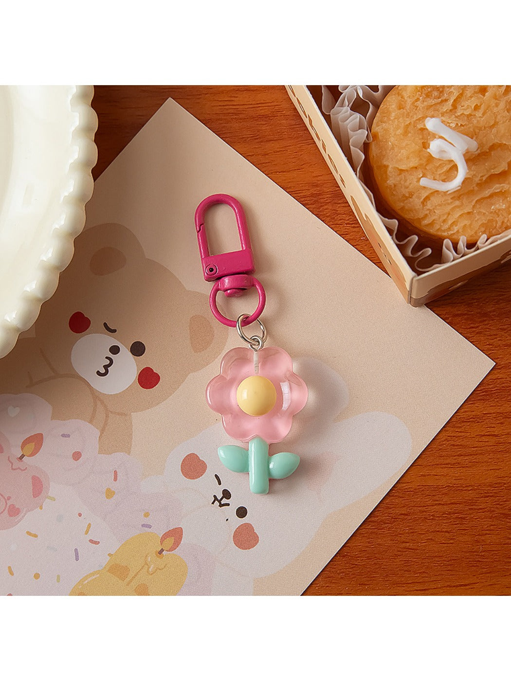 Keypus - Cute Cartoon Flower Keychain