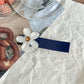 Beau - Solid Color Floral Hair Clip