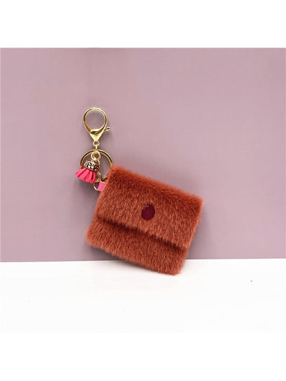 Keypus - Mini Wallet Plush Bag Charm Keychain