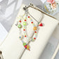 Keypus - Cute Cartoon Fruit Motif Beaded Keychain