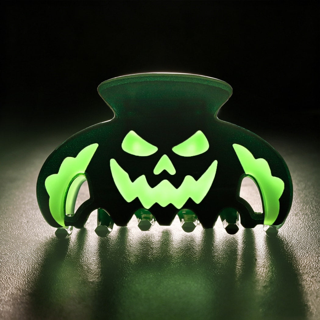Beau - Green Halloween Theme Claw Clip