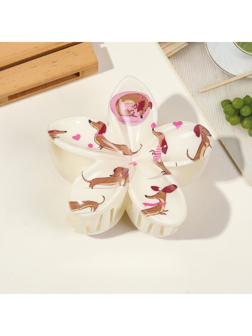 Beau - Beautiful Egg Flower Hair Clips