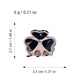 Beau - Acetate Three Petal Flower Alloy Claw Clip