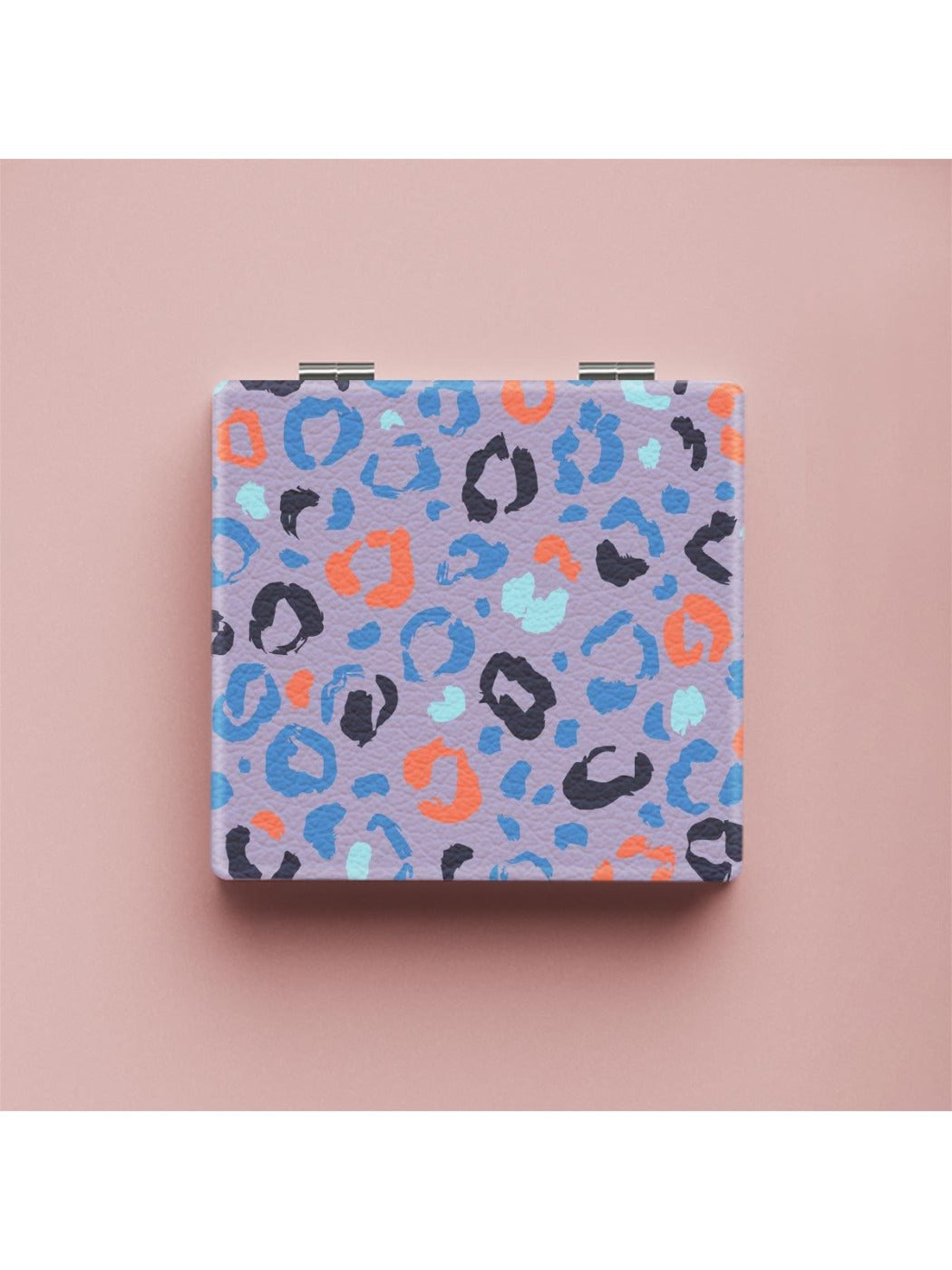 Mirroray - Colorful Leopard Print Folding Makeup Mirror