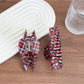 Beau - Plaid Color Block Hair Claw Clip