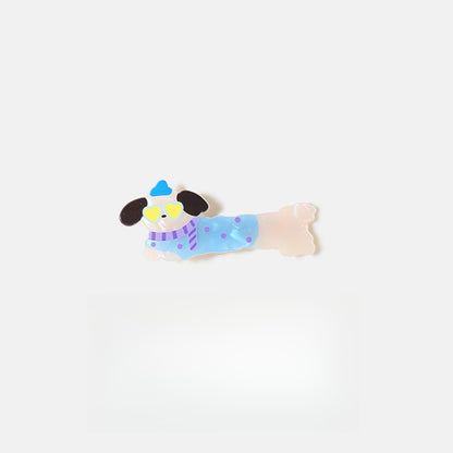 Beau - Cute Cartoon Acrylic Side Barrette