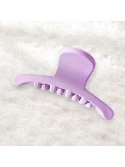 Beau - Matte Solid Color Plastic Claw Clip