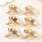 Beau - Crisscross Tulip Shaped Hair Claw Clip