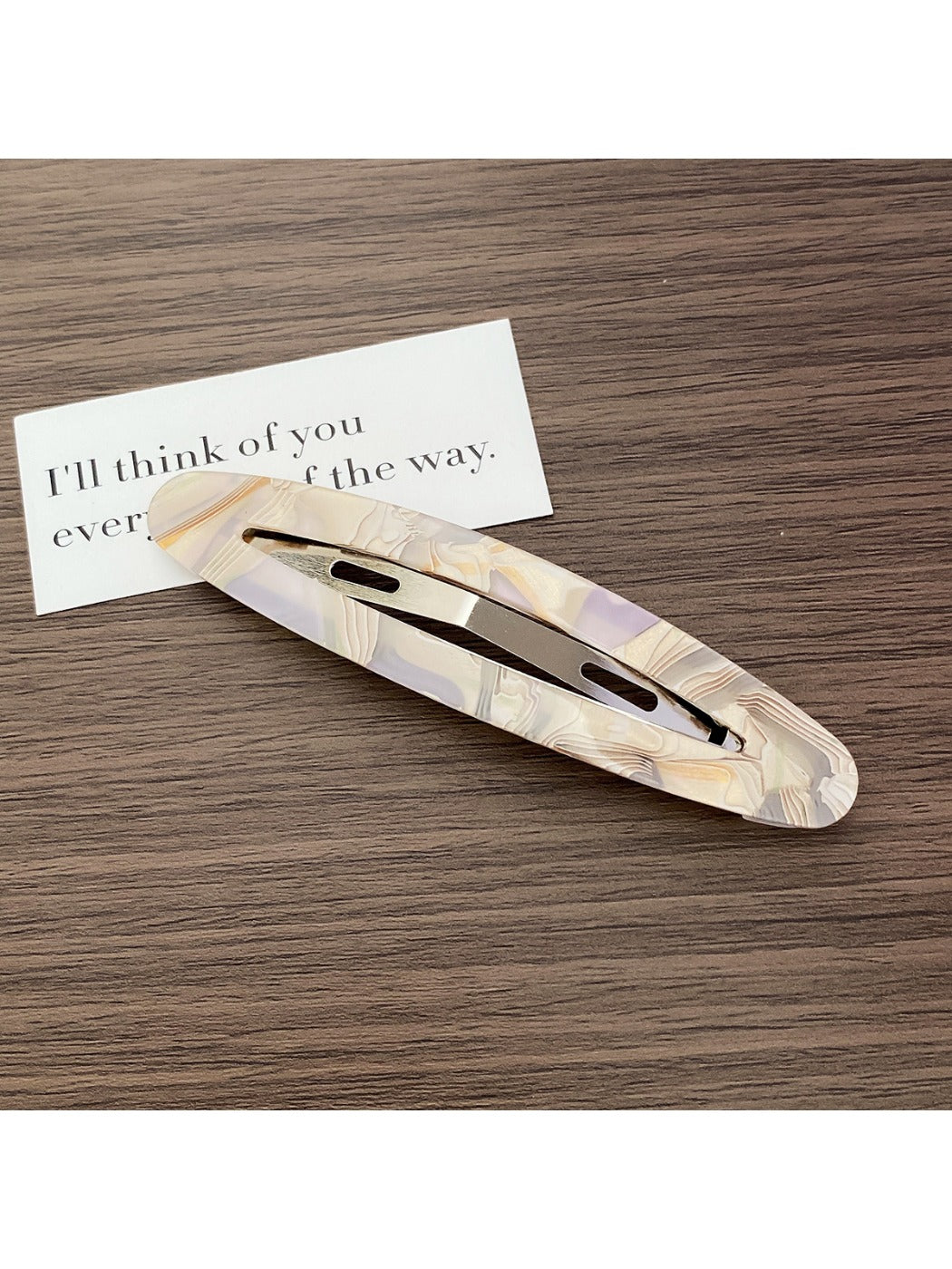 Beau - Elegant Openwork Willow Leaf Shaped Hair Clip