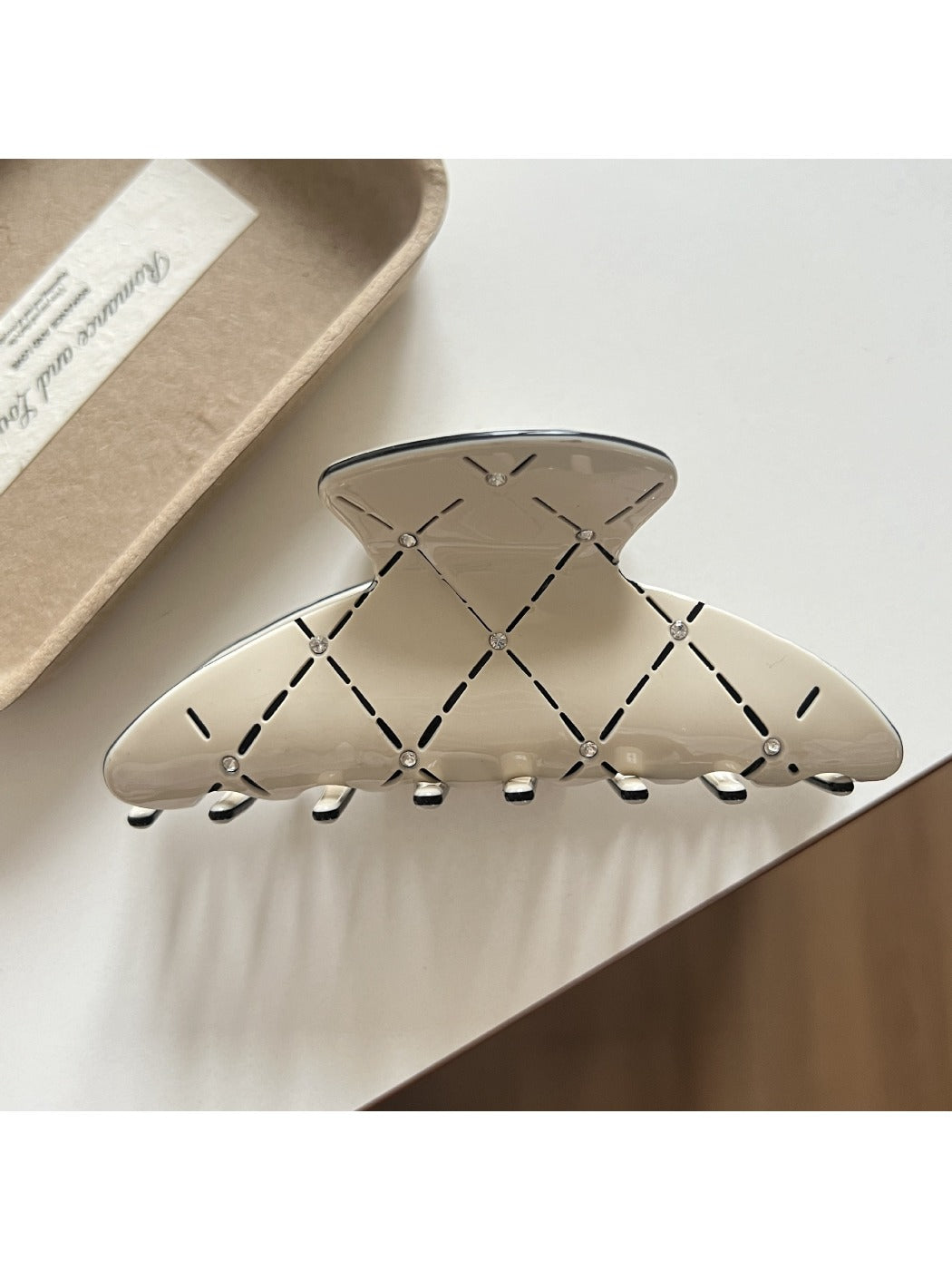 Beau - Elegant Versatile Plaid Barrette