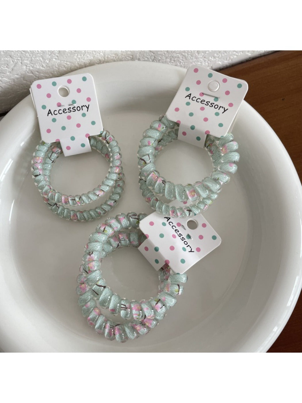 Gifty - Cute Spiral Hair Ties - 2 Pack