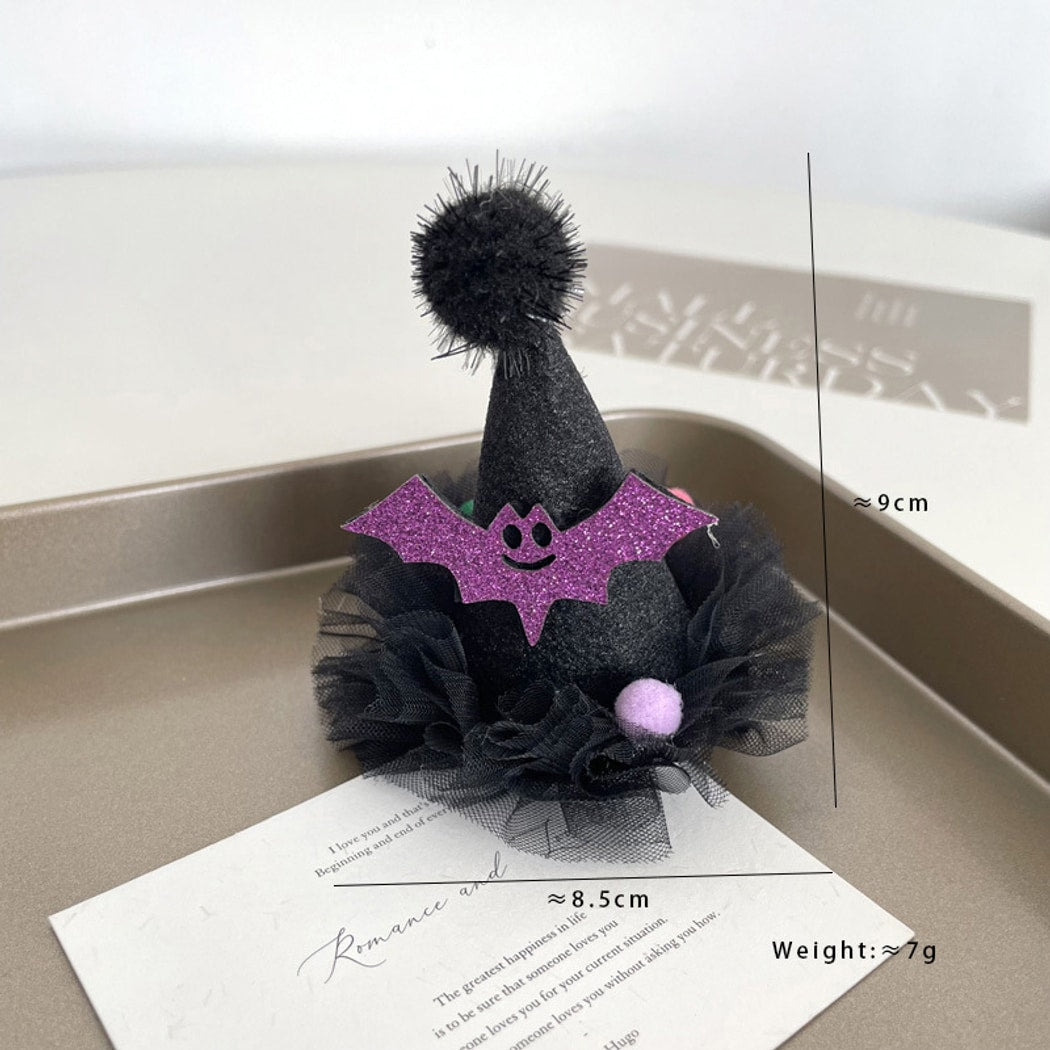 Beau - Halloween Funny Pumpkin Ghost Side Barrette