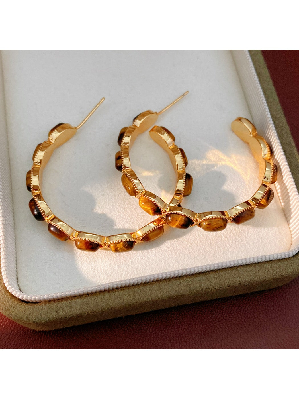 Earedge - Vintage Oval Stud Earrings