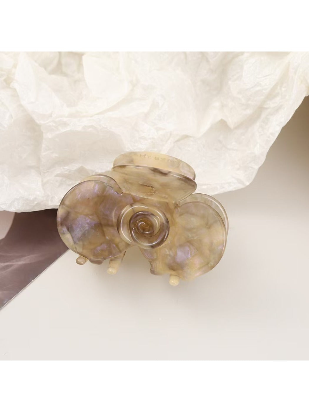 Beau - Elegant Acetate Flower Pattern Hair Clip