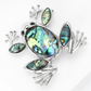 Brovia - Alloy Frog Inlay Fashion Accent Brooch Pin