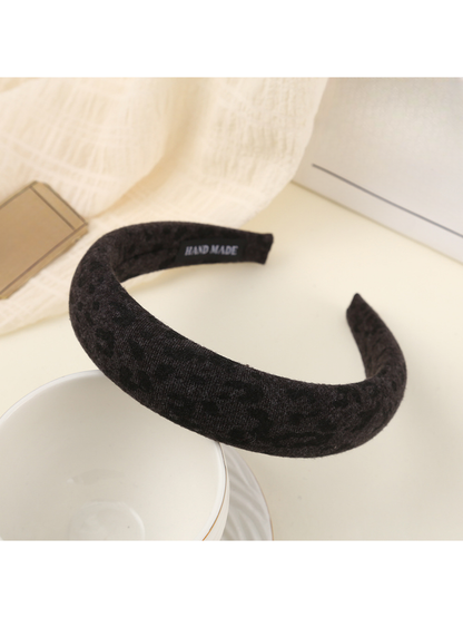 Gifty - Leopard Print Padded Rounded Headband