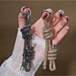 Keypus - Geometric Double Knot Bag Charm Keychain