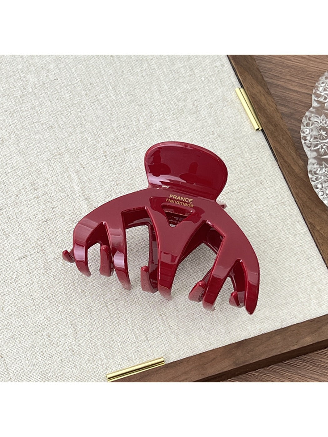Beau - Retro Geometric Chunky Hair Claw Clip
