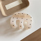 Beau - Polka-Dot Drip Glaze Hair Clip