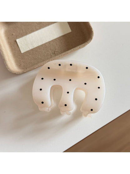 Beau - Polka-Dot Drip Glaze Hair Clip