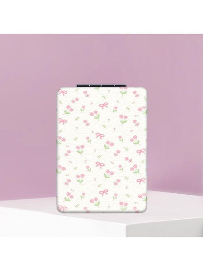 Mirroray - Cherry Print Foldable Touch Up Handheld Mirror