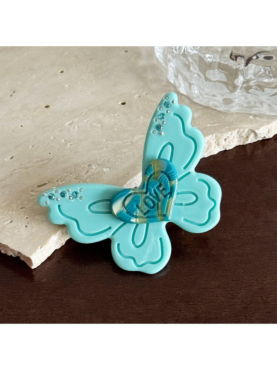 Beau - Acetic Acid Butterfly-shaped Hairpin