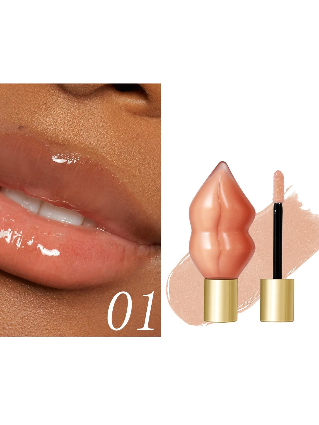RoyueS - SMOOTH AND DELICATE PLUMB LUSTER MOIST LIPLIGHTS