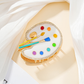 Beau - Alloy Paint Palette Shape Claw Clip